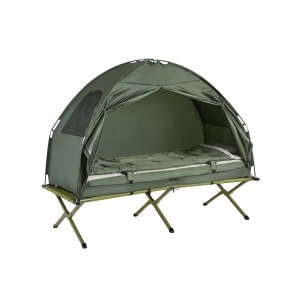 7-in-1 telts 1 personai - kempinga telts | 193x86x160cm zaļa