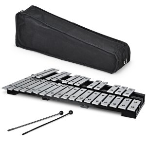 Salokāms alumīnija Glockenspiel Xylophone 30 Note with Bag