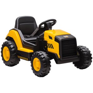Bērnu celtniecības transportlīdzeklis, braucams transportlīdzeklis bērniem, tālvadības pults, manuāla vadība, Bluetooth + mūzikas funkcija, 3-6 gadi, plastmasa, tērauds, dzeltens